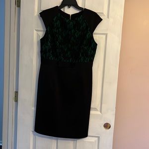 Darren z Black and Green Dress